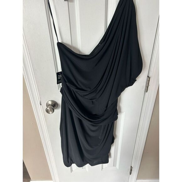 Express one shoulder short mini dress size extra large xl sexy going out dress - Picture 6 of 7